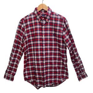Ralph Lauren Mens Tartan Plaid Button Down Long Sleeve Shirt Preppy Size Medium